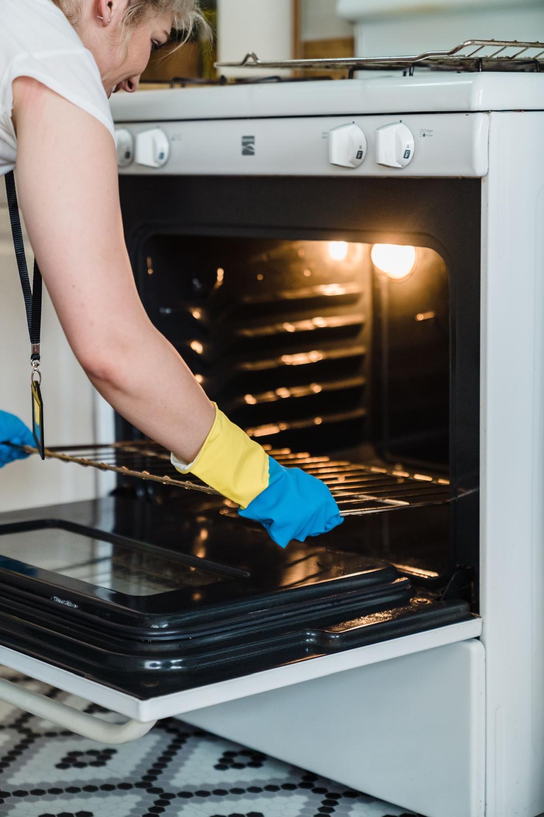 Professional oven cleaning